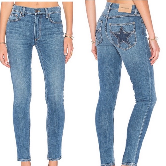 MAJORELLE Denim - MAJORELLE REVOLVE Bowie Skinny Denim Jeans Dark Wash Size 26